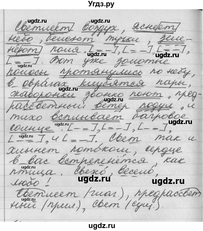 ГДЗ (Решебник №1) по русскому языку 4 класс Р.Н. Бунеев / упражнение / 270(продолжение 2)