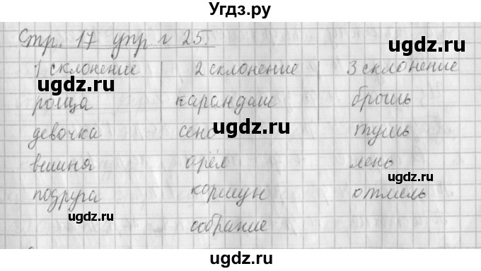 ГДЗ (Решебник №1) по русскому языку 4 класс Л.Ф. Климанова / часть 2 / упражнение / 25