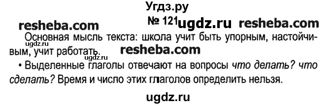 ГДЗ (решебник №1) по русскому языку 4 класс Е.С. Грабчикова / часть 2 / 121