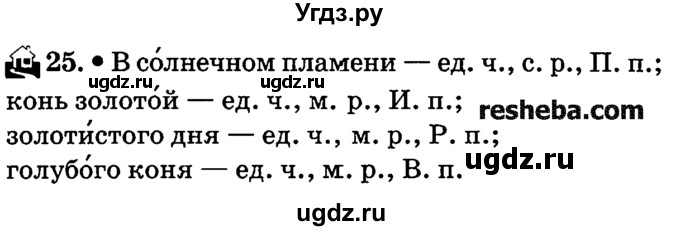 ГДЗ (решебник №2) по русскому языку 4 класс Е.С. Грабчикова / часть 2 / 25