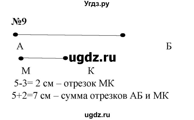 ГДЗ (Решебник учебнику 2023) по математике 1 класс Л.Г. Петерсон / часть 3 / урок 14 / 9