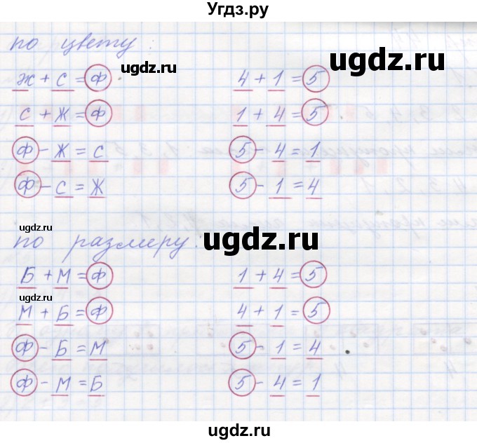 ГДЗ (Решебник к учебнику 2016) по математике 1 класс Л.Г. Петерсон / часть 1 / урок 27 / 3(продолжение 2)