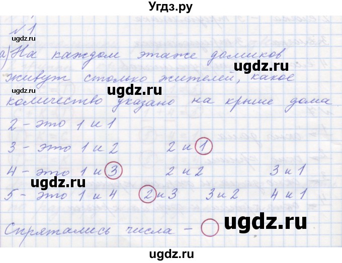 ГДЗ (Решебник к учебнику 2016) по математике 1 класс Л.Г. Петерсон / часть 1 / урок 30 / 1