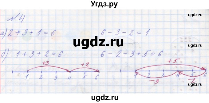 ГДЗ (Решебник к учебнику 2016) по математике 1 класс Л.Г. Петерсон / часть 1 / урок 34 / 4