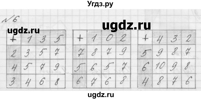 ГДЗ (Решебник к учебнику 2016) по математике 1 класс Л.Г. Петерсон / часть 3 / урок 15 / 6