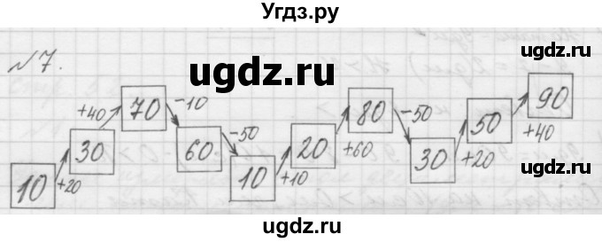 ГДЗ (Решебник к учебнику 2016) по математике 1 класс Л.Г. Петерсон / часть 3 / урок 27 / 7