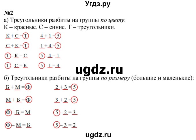 ГДЗ (Решебник к учебнику 2022 6-е изд.) по математике 1 класс Л.Г. Петерсон / часть 1 / урок 29 / 2