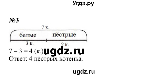 ГДЗ (Решебник к учебнику 2022 6-е изд.) по математике 1 класс Л.Г. Петерсон / часть 2 / урок 25 / 3