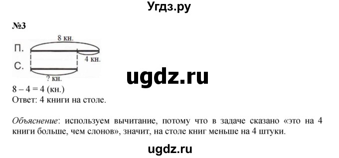 ГДЗ (Решебник к учебнику 2022 6-е изд.) по математике 1 класс Л.Г. Петерсон / часть 2 / урок 30 / 3