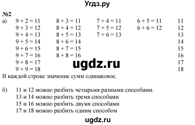 ГДЗ (Решебник к учебнику 2022 6-е изд.) по математике 1 класс Л.Г. Петерсон / часть 3 / урок 40 / 2