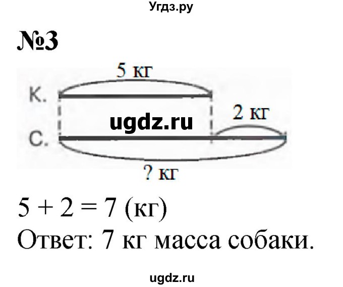 ГДЗ (Решебник к учебнику 2022 6-е изд.) по математике 1 класс Л.Г. Петерсон / часть 3 / урок 5 / 3