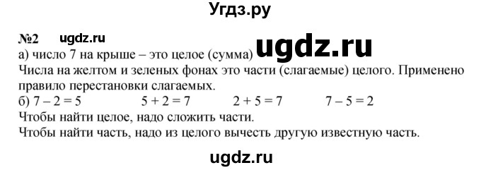 ГДЗ (Решебник к учебнику 2022 4-е изд.) по математике 1 класс Л.Г. Петерсон / часть 2 / урок 2 / 2