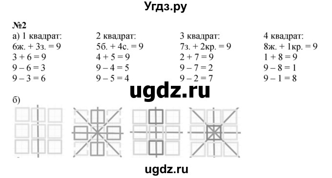 ГДЗ (Решебник к учебнику 2022 4-е изд.) по математике 1 класс Л.Г. Петерсон / часть 2 / урок 18 / 2