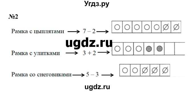 ГДЗ (Решебник к учебнику 2022 4-е изд.) по математике 1 класс Л.Г. Петерсон / часть 2 / урок 6 / 2