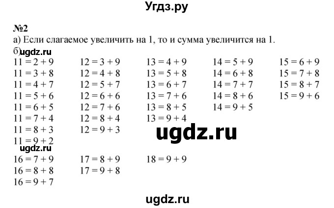 ГДЗ (Решебник к учебнику 2022 4-е изд.) по математике 1 класс Л.Г. Петерсон / часть 3 / урок 43 / 2