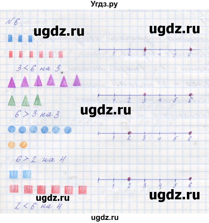 ГДЗ (Решебник к учебнику 2016) по математике 1 класс Л.Г. Петерсон / часть 1 / урок 35 / 6
