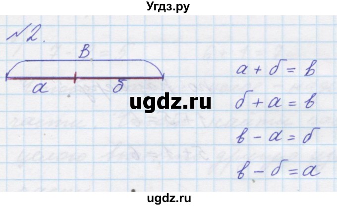 ГДЗ (Решебник к учебнику 2016) по математике 1 класс Л.Г. Петерсон / часть 2 / урок 1 / 2