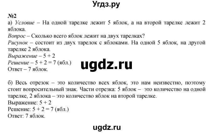 ГДЗ (Решебник к учебнику 2022 4-е изд.) по математике 1 класс Л.Г. Петерсон / часть 2 / урок 23 / 2
