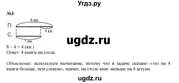 ГДЗ (Решебник к учебнику 2022 6-е изд.) по математике 1 класс Л.Г. Петерсон / часть 2 / урок 30 / 3