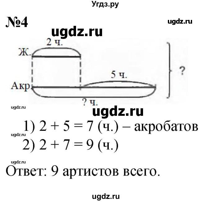 ГДЗ (Решебник к учебнику 2022 6-е изд.) по математике 1 класс Л.Г. Петерсон / часть 3 / урок 10 / 4