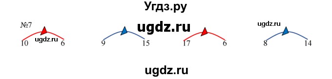 ГДЗ (Решебник) по математике 1 класс В.Н. Рудницкая / часть 2 / на сколько больше или меньше / 7