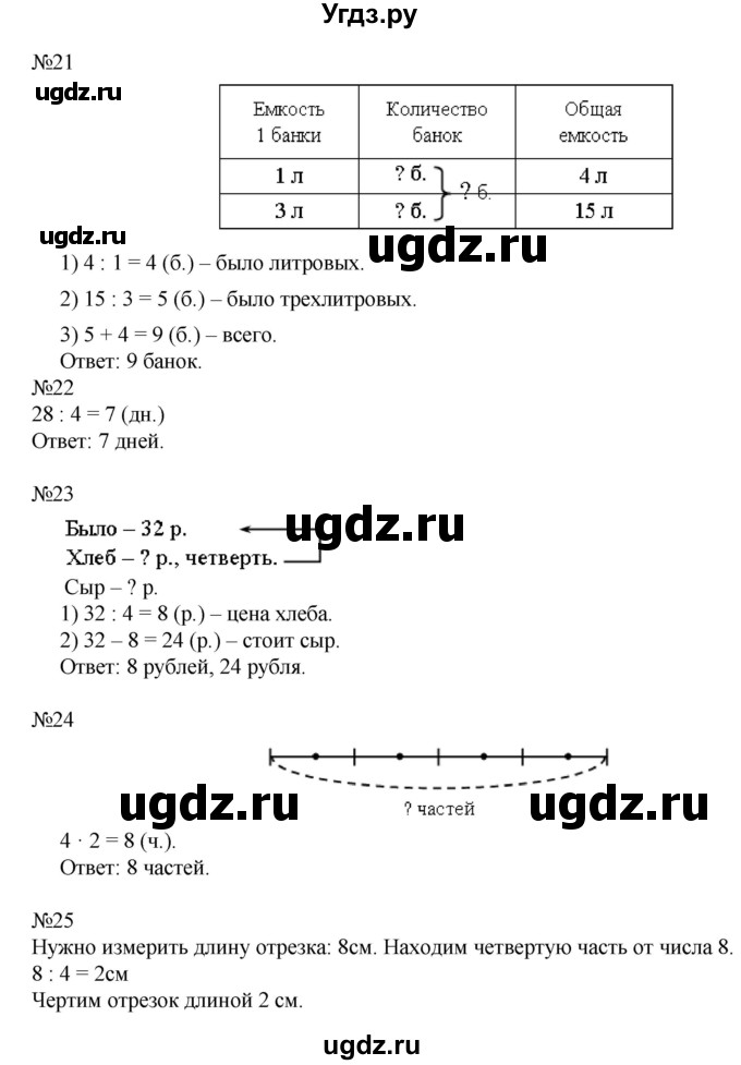 ГДЗ (Решебник к учебнику 2016) по математике 2 класс Рудницкая В.Н. / часть 1 (страница) / 121(продолжение 2)