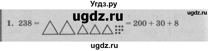 ГДЗ (решебник) по математике 2 класс (самостоятельные и контрольные работы) Л.Г. Петерсон / выпуск 2-1 / часть 1 / сам. раб. уроки 20-21 / 1