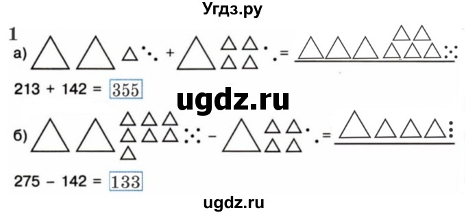 ГДЗ (решебник) по математике 2 класс (самостоятельные и контрольные работы) Л.Г. Петерсон / выпуск 2-1 / часть 1 / сам. раб. уроки 22-23 / 1