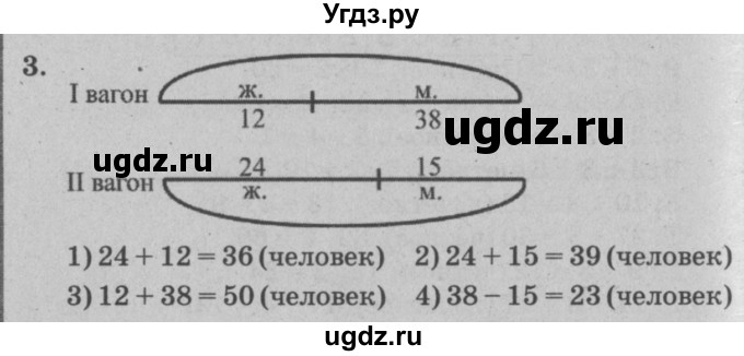 ГДЗ (решебник) по математике 2 класс (самостоятельные и контрольные работы) Л.Г. Петерсон / выпуск 2-2 / часть 1 / сам. раб. к урокам 1-3 / 3