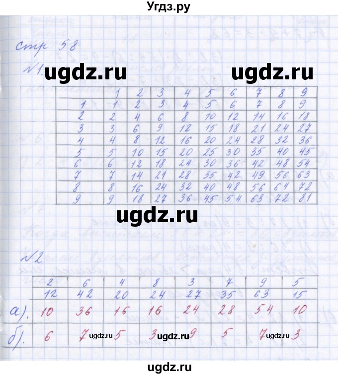 ГДЗ (Решебник) по математике 2 класс Т.Е. Демидова / часть 3, страница учебника / 58