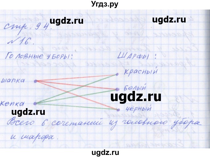 ГДЗ (Решебник) по математике 2 класс Т.Е. Демидова / часть 3, страница учебника / 94