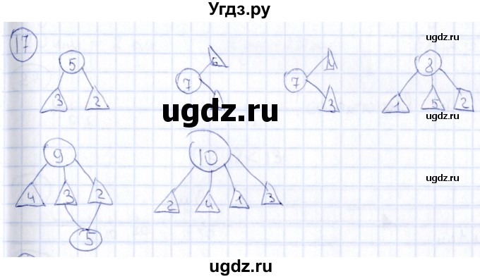 ГДЗ (Решебник) по математике 2 класс (рабочая тетрадь) Александрова Э.И. / тетрадь №1 / упражнение / 17
