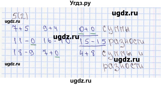 ГДЗ (Решебник) по математике 2 класс (Рабочая тетрадь) Бененсон Е.П. / тетрадь №1. страница / 2(продолжение 2)