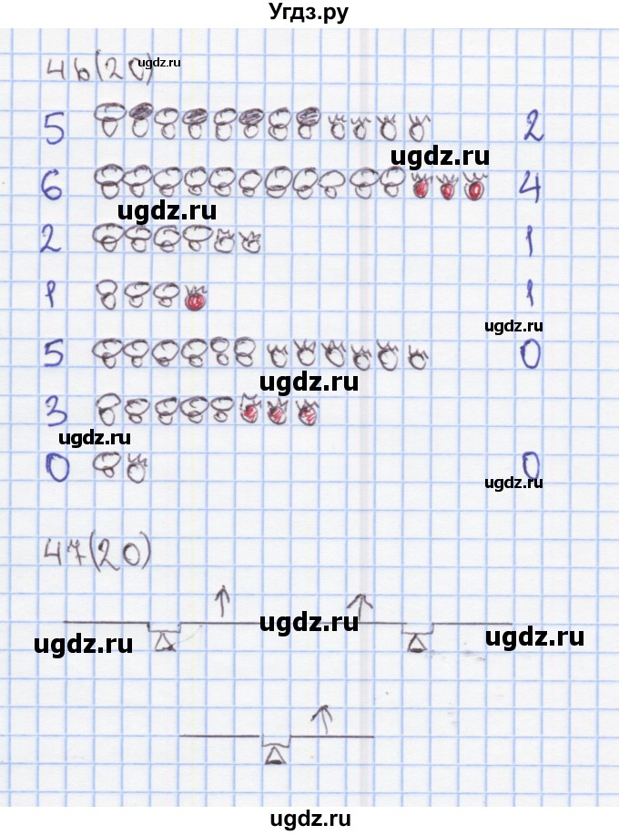 ГДЗ (Решебник) по математике 2 класс (Рабочая тетрадь) Бененсон Е.П. / тетрадь №1. страница / 20