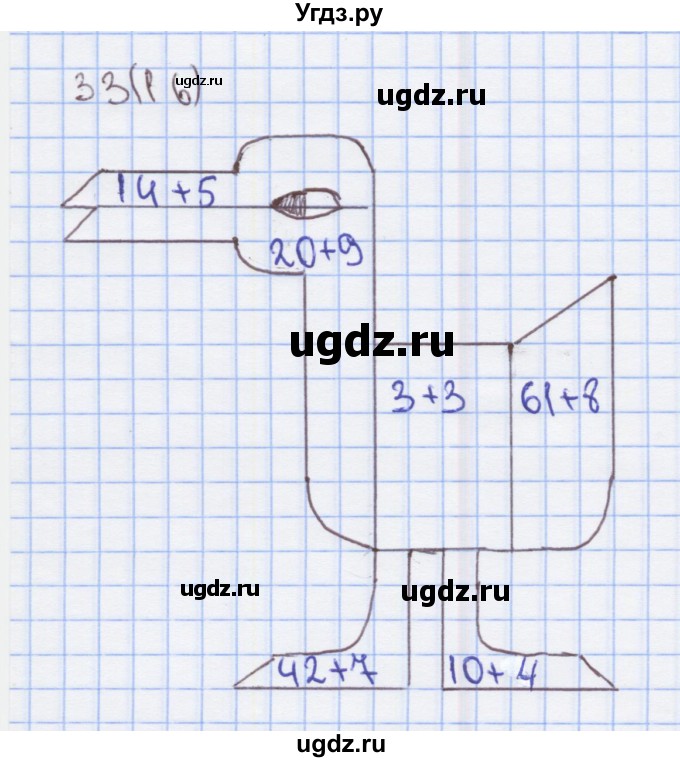 ГДЗ (Решебник) по математике 2 класс (Рабочая тетрадь) Бененсон Е.П. / тетрадь №2. страница / 16(продолжение 5)