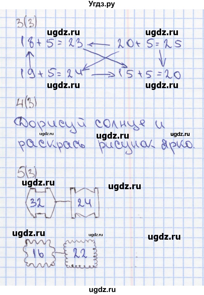 ГДЗ (Решебник) по математике 2 класс (Рабочая тетрадь) Бененсон Е.П. / тетрадь №3. страница / 3