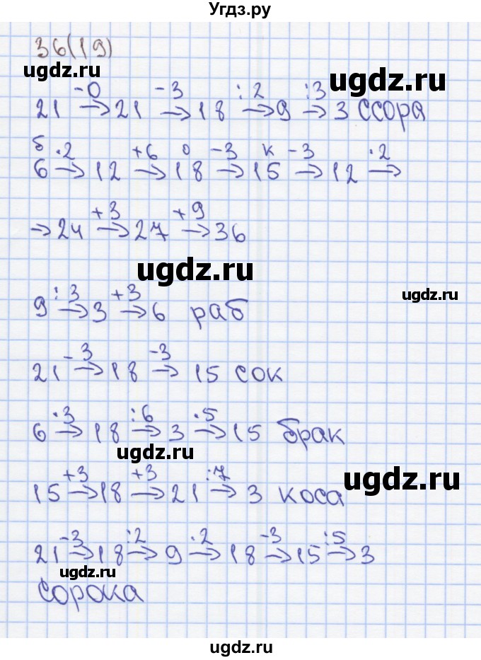 ГДЗ (Решебник) по математике 2 класс (Рабочая тетрадь) Бененсон Е.П. / тетрадь №4. страница / 19(продолжение 2)