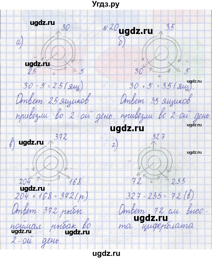 ГДЗ (Решебник) по математике 3 класс ( рабочая тетрадь) Захарова О.А. / часть 1. задание номер / 21