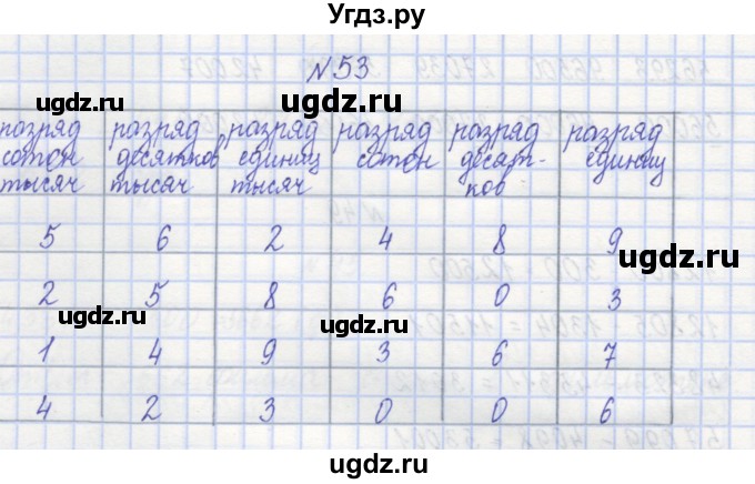 ГДЗ (Решебник) по математике 3 класс ( рабочая тетрадь) Захарова О.А. / часть 1. задание номер / 53