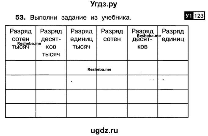 ГДЗ (Учебник) по математике 3 класс ( рабочая тетрадь) Захарова О.А. / часть 1. задание номер / 53