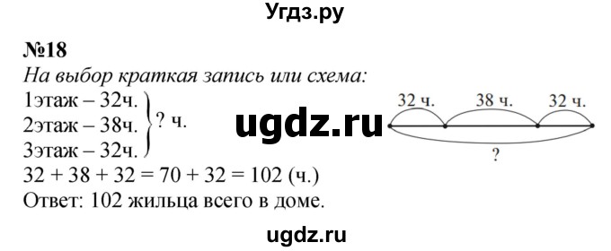ГДЗ (Решебник 2023) по математике 3 класс Истомина Н.Б. / часть 1 / 18