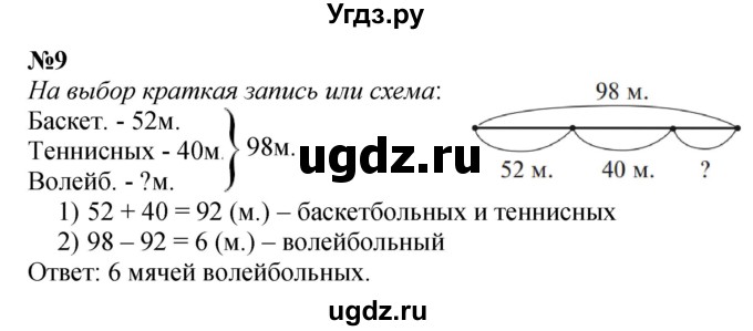 ГДЗ (Решебник 2023) по математике 3 класс Истомина Н.Б. / часть 1 / 9