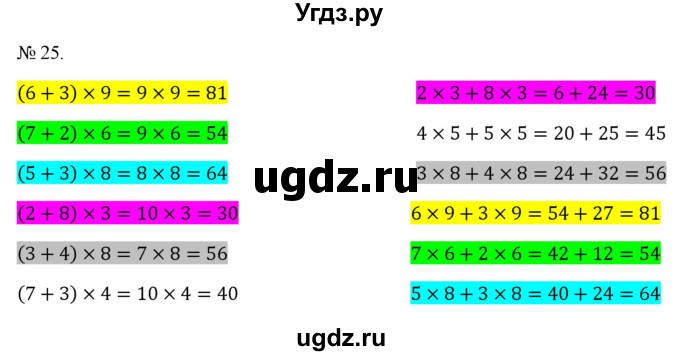 ГДЗ (Решебник 2023) по математике 3 класс Истомина Н.Б. / часть 2 / 25
