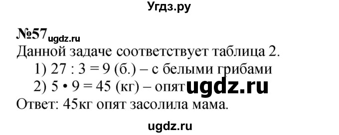 ГДЗ (Решебник 2023) по математике 3 класс Истомина Н.Б. / часть 2 / 57