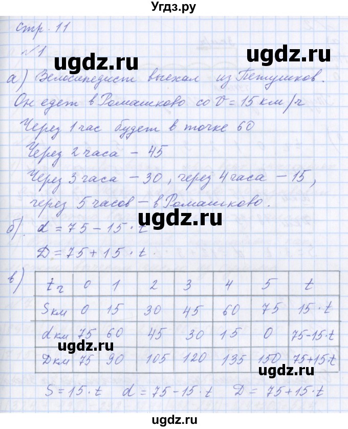 ГДЗ (Решебник ) по математике 3 класс Петерсон Л.Г / часть 3. страница / 11