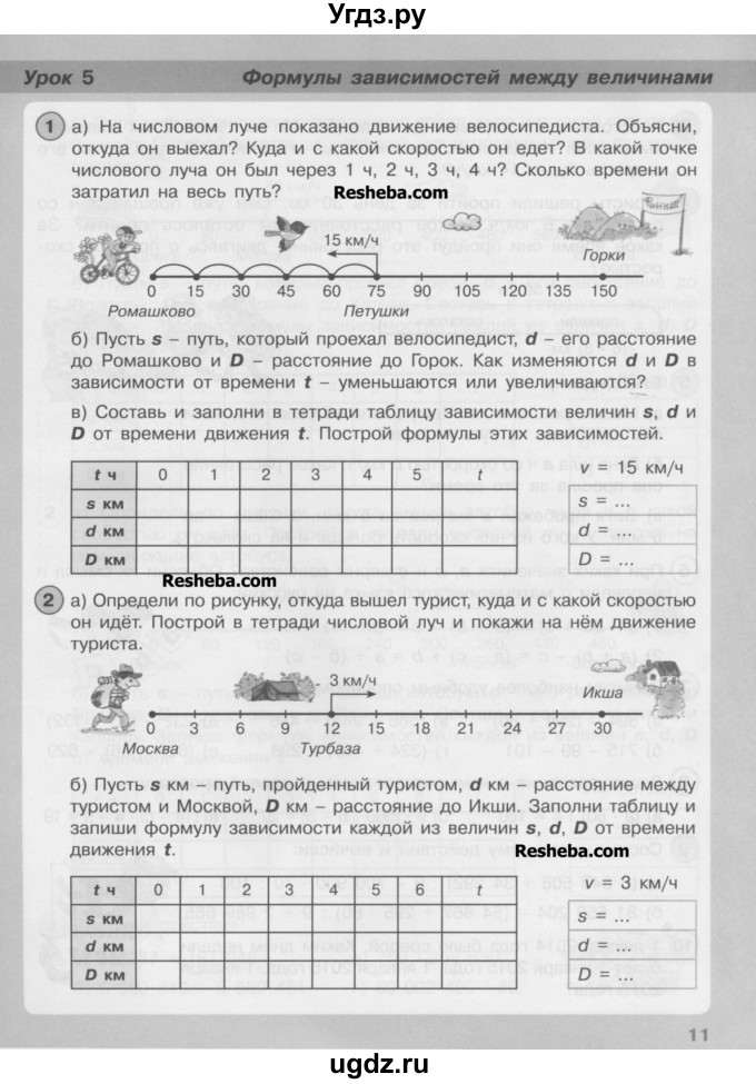 Презентация формула пути 3 класс петерсон 3 урок