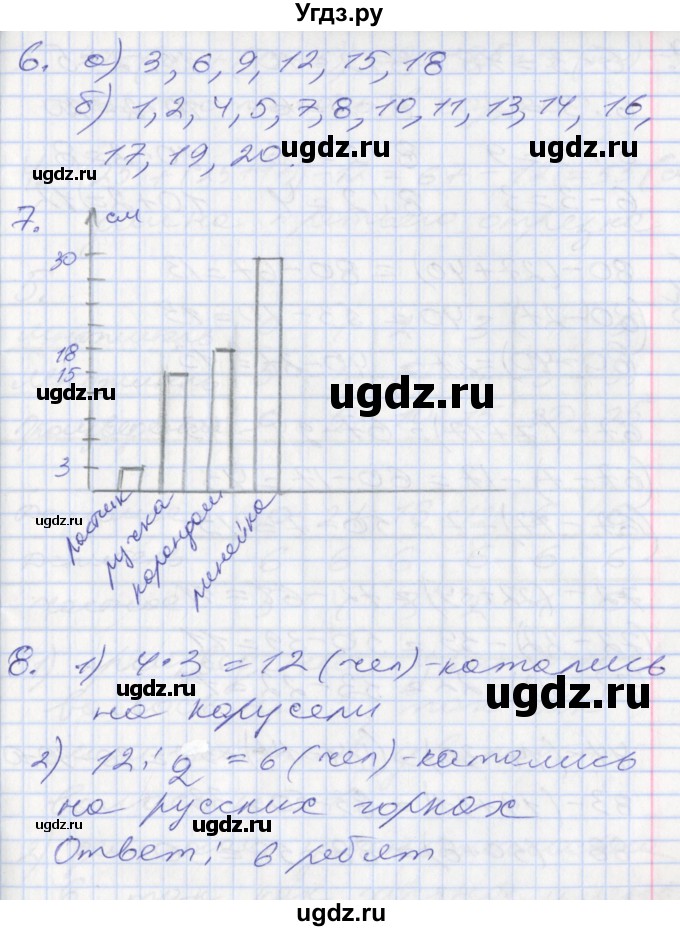 ГДЗ (Решебник к новому учебнику) по математике 3 класс Г.В. Дорофеев / часть 1. страница / 52(продолжение 2)