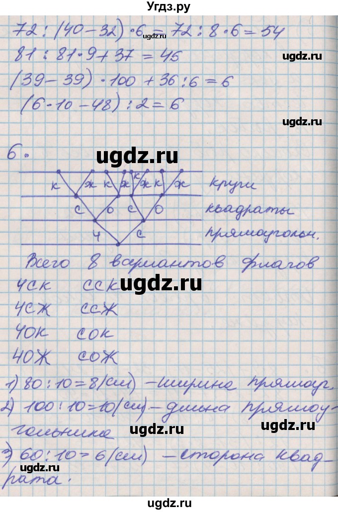 ГДЗ (Решебник к учебнику 2017) по математике 3 класс Демидова Т.Е. / часть 1. страница / 21(продолжение 2)