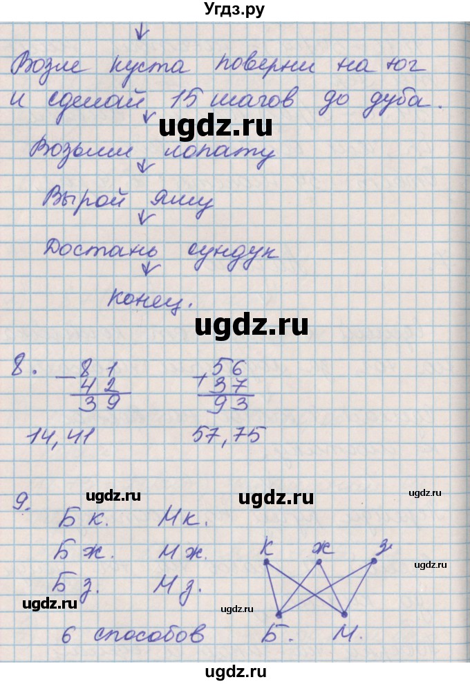 ГДЗ (Решебник к учебнику 2017) по математике 3 класс Демидова Т.Е. / часть 1. страница / 15(продолжение 2)