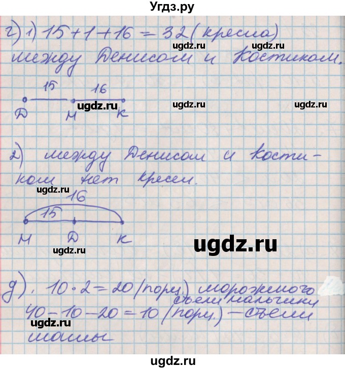 ГДЗ (Решебник к учебнику 2017) по математике 3 класс Демидова Т.Е. / часть 1. страница / 36(продолжение 4)